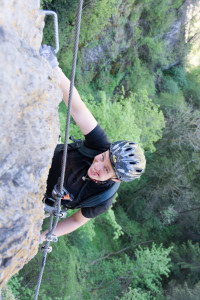 STEINWAND KLETTERSTEIG